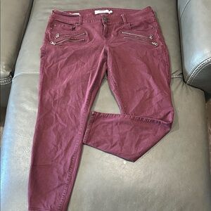 Torrid Burgundy Jeggings. Size 18. GUC